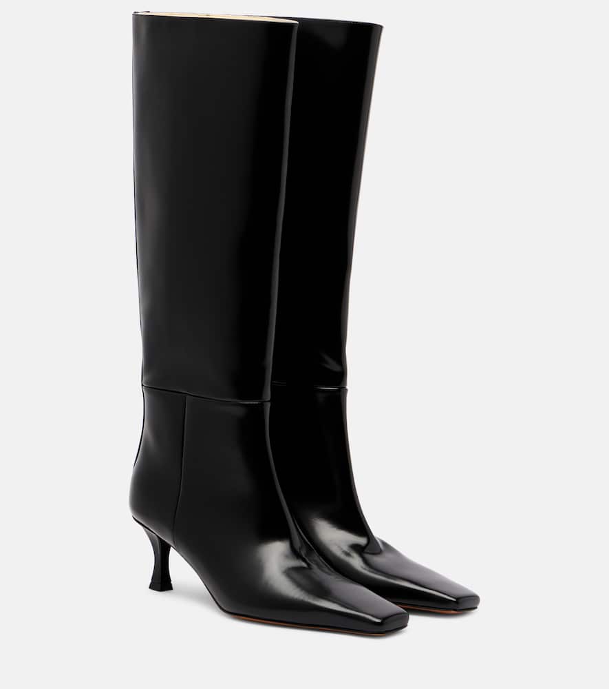 Proenza Schouler Leather Knee-high Boots In Black