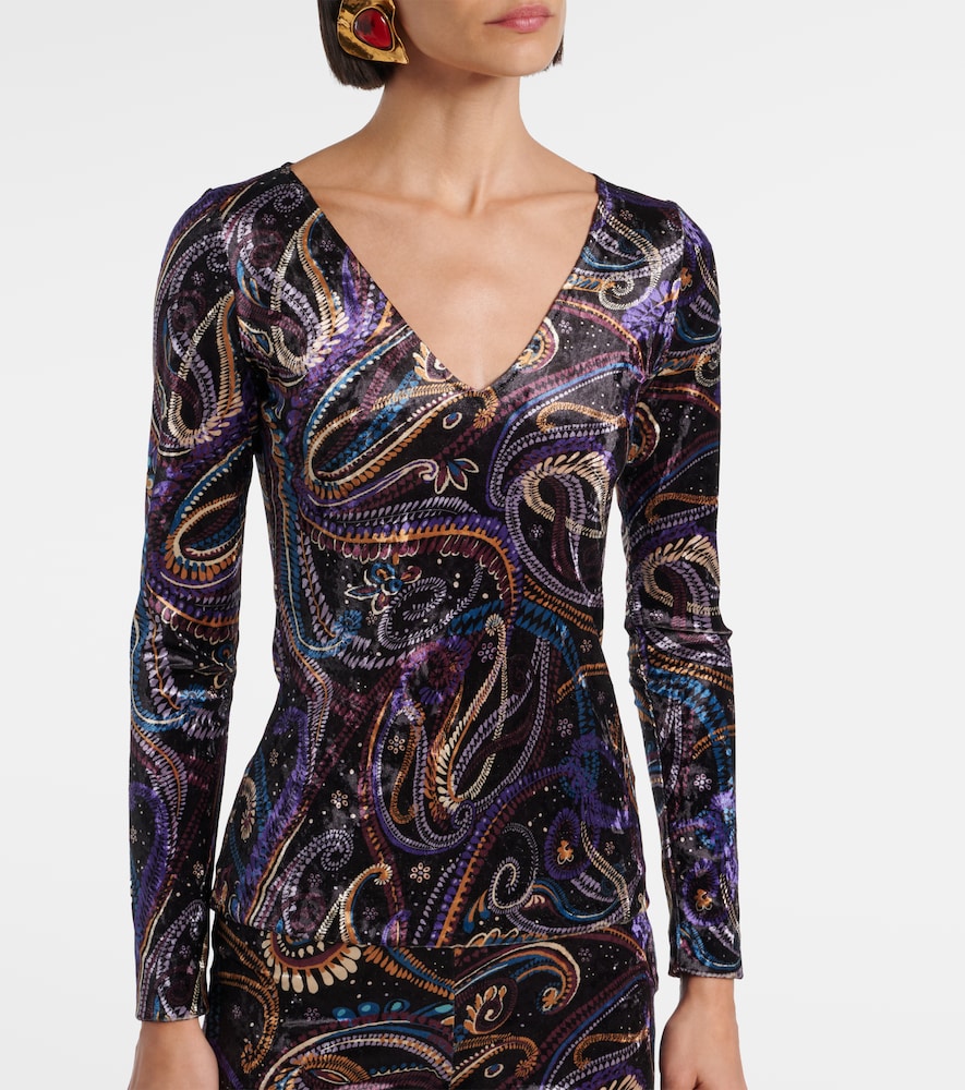  Etro Etro Top Aus Samt 