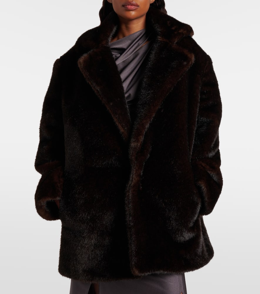 Coperni Oversized Coat In Brown