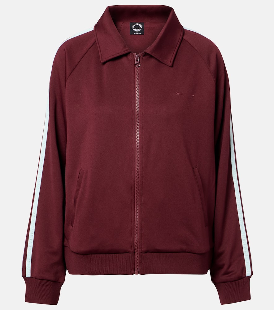 The Upside Vitesse Pari Track Jacket In Brown