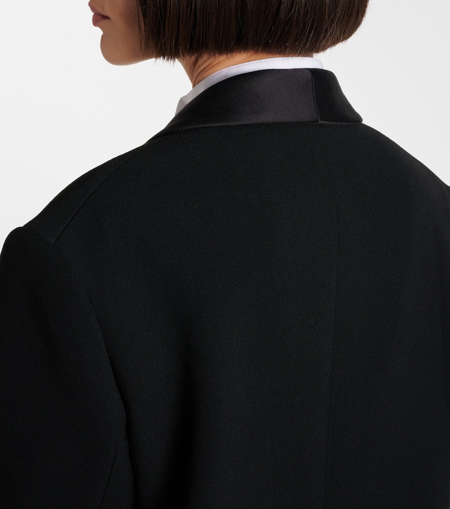 The Row Erdene Virgin Wool Coat In Black