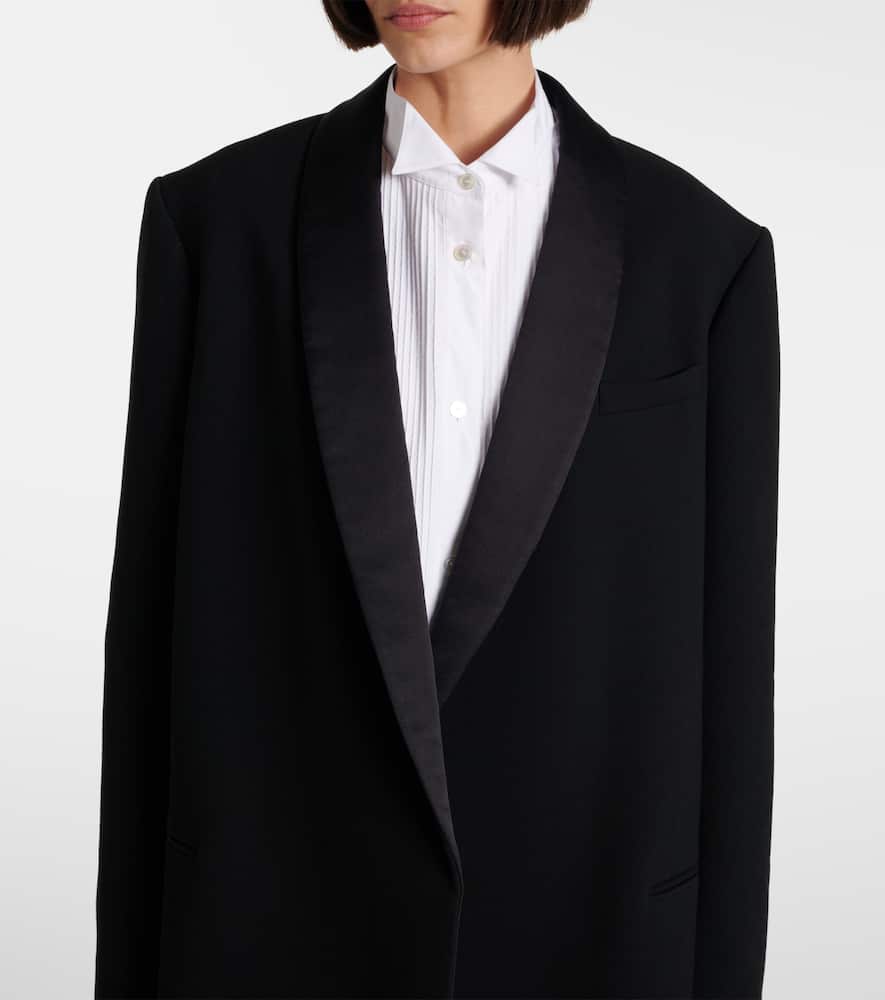 The Row Erdene Virgin Wool Coat In Black