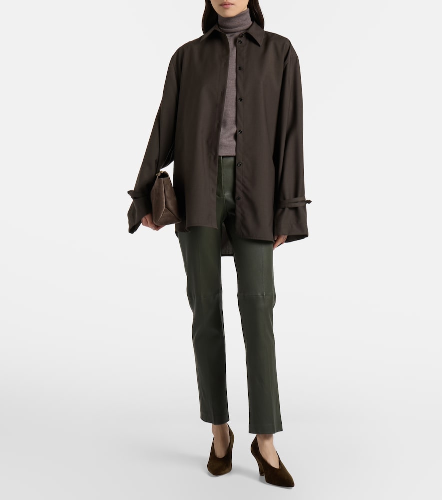 Joseph Leather slim pants