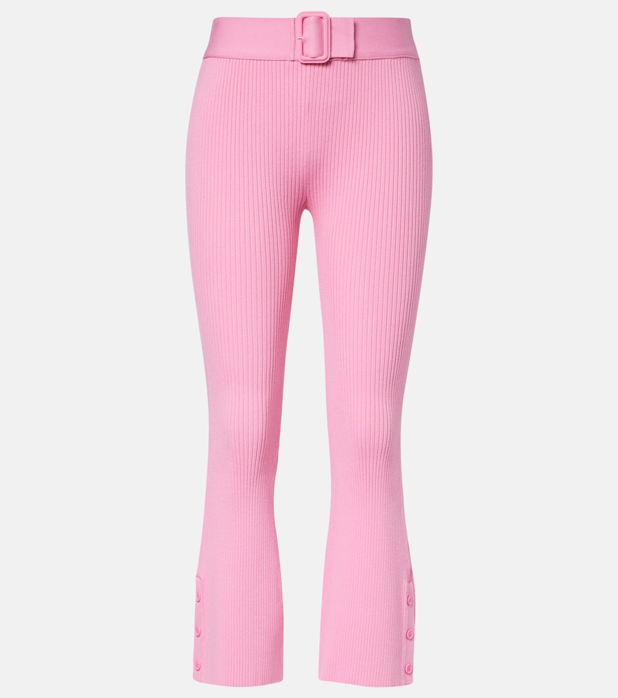 Courrges Pantalon capri en maille ctele avec ceinture 483 €