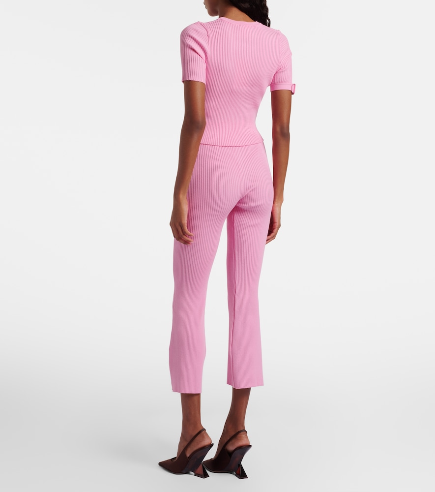  Courreges Courrèges Caprihose Aus Rippstrick 