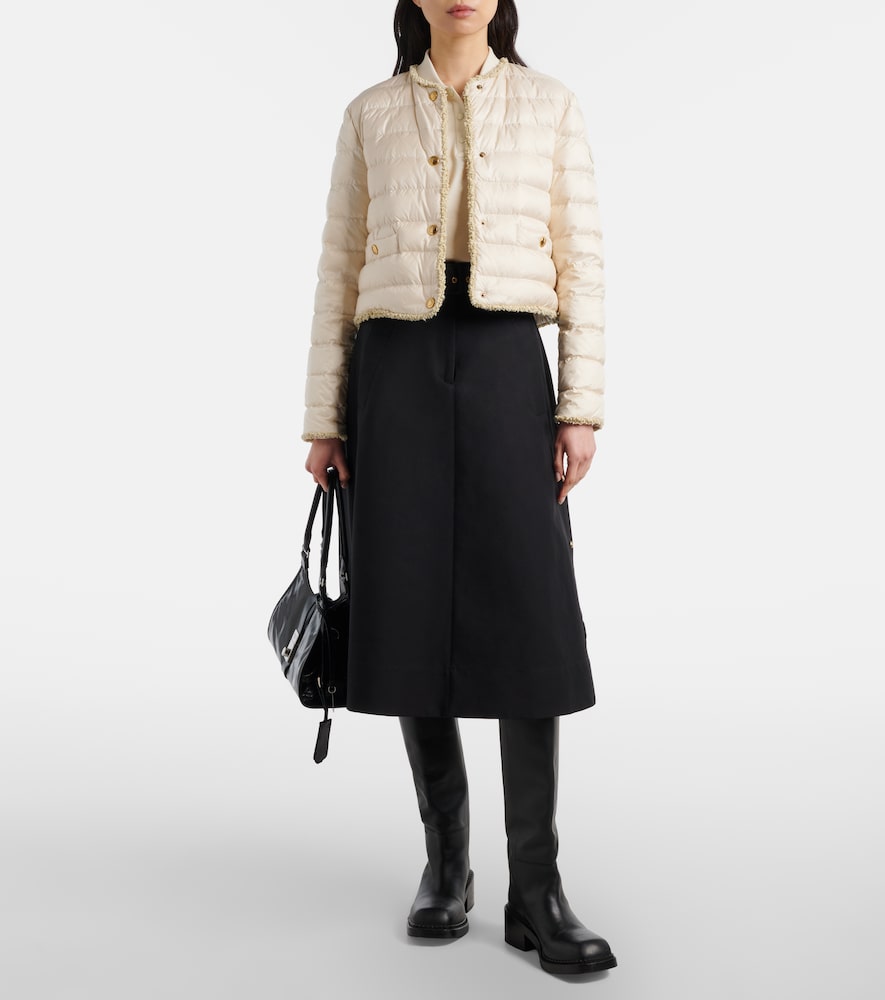 Moncler Fleurs quilted down jacket