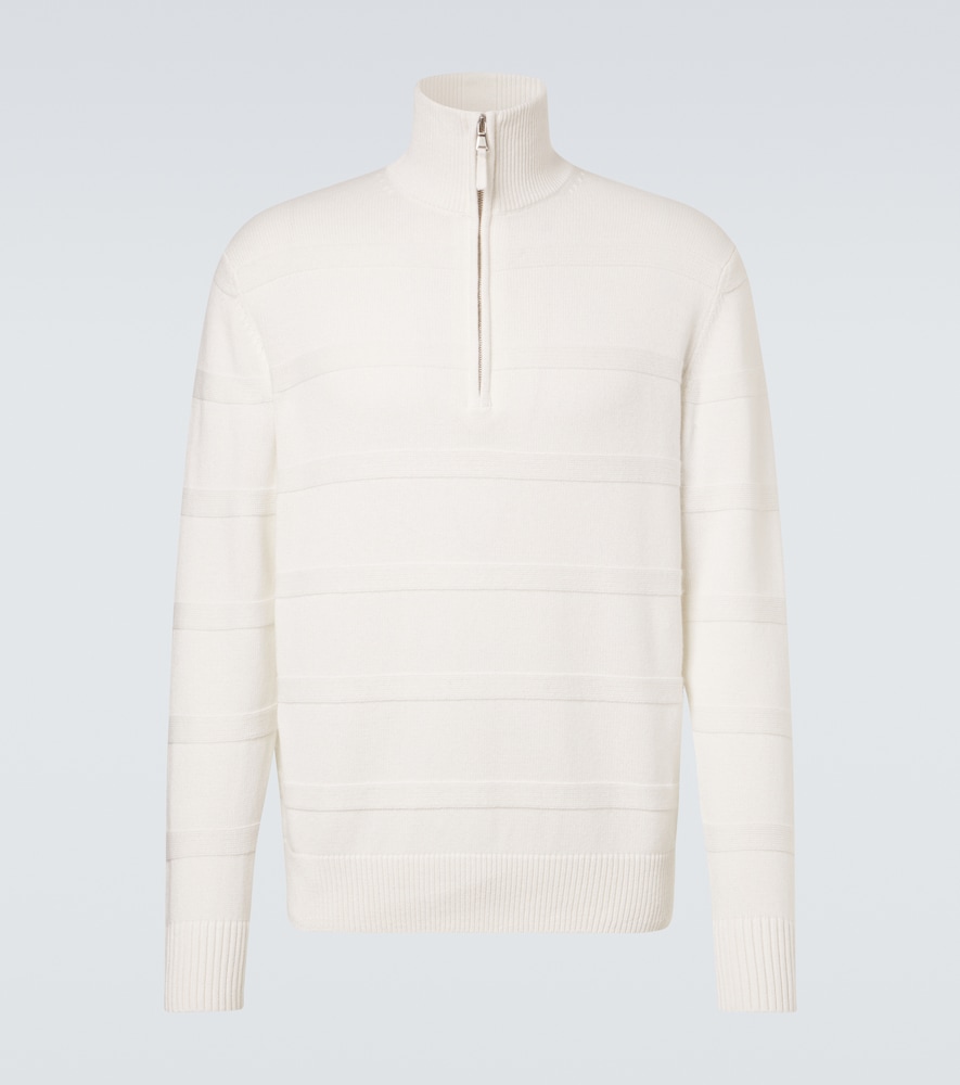 Allude Pull col roul en coton et cachemire 195 €