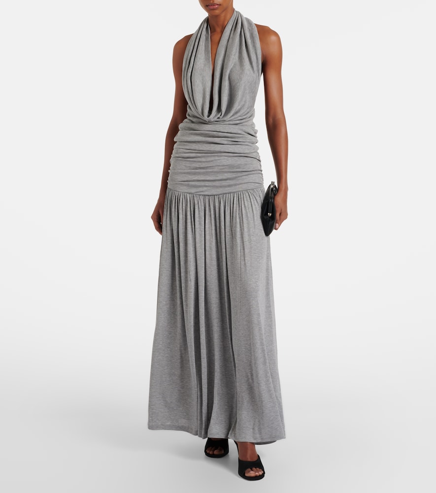 Aya Muse Viona draped maxi skirt