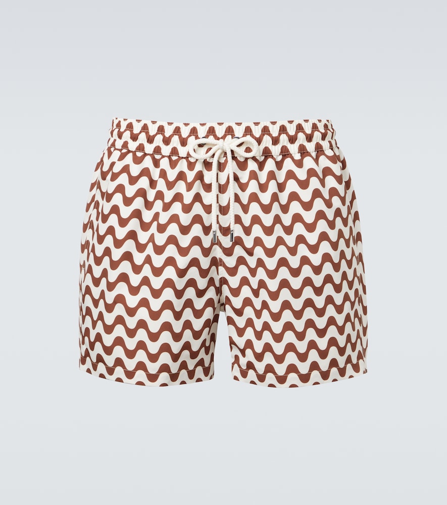 Frescobol Carioca Rio printed swim trunks