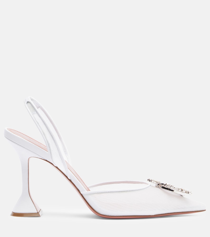 Begum 95 Mesh Slingback Pumps