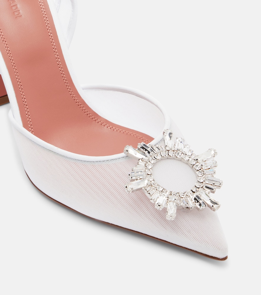  Amina Muaddi Amina Muaddi Slingback-pumps Begum 95 Aus Mesh 