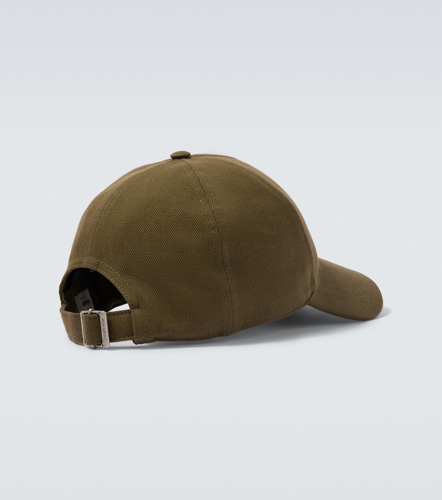  Saint Laurent Saint Laurent Cassandre Denim Baseball Cap 