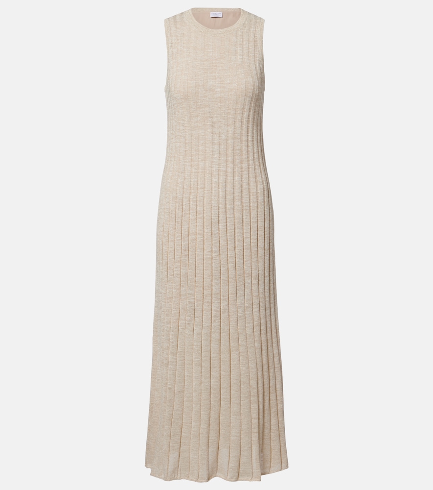 Ribbed-Knit Midi Dress