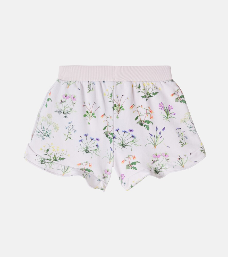  Molo Molo Acacia Floral Cotton-blend Shorts 