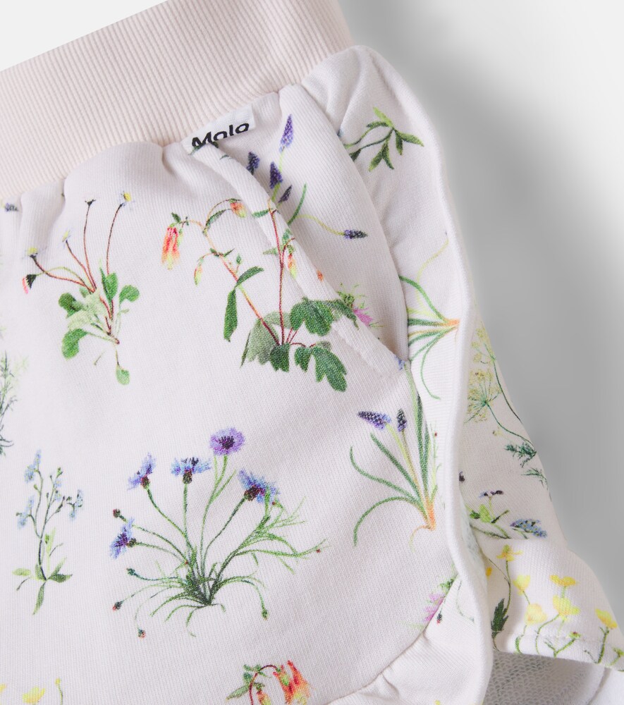  Molo Molo Acacia Floral Cotton-blend Shorts 