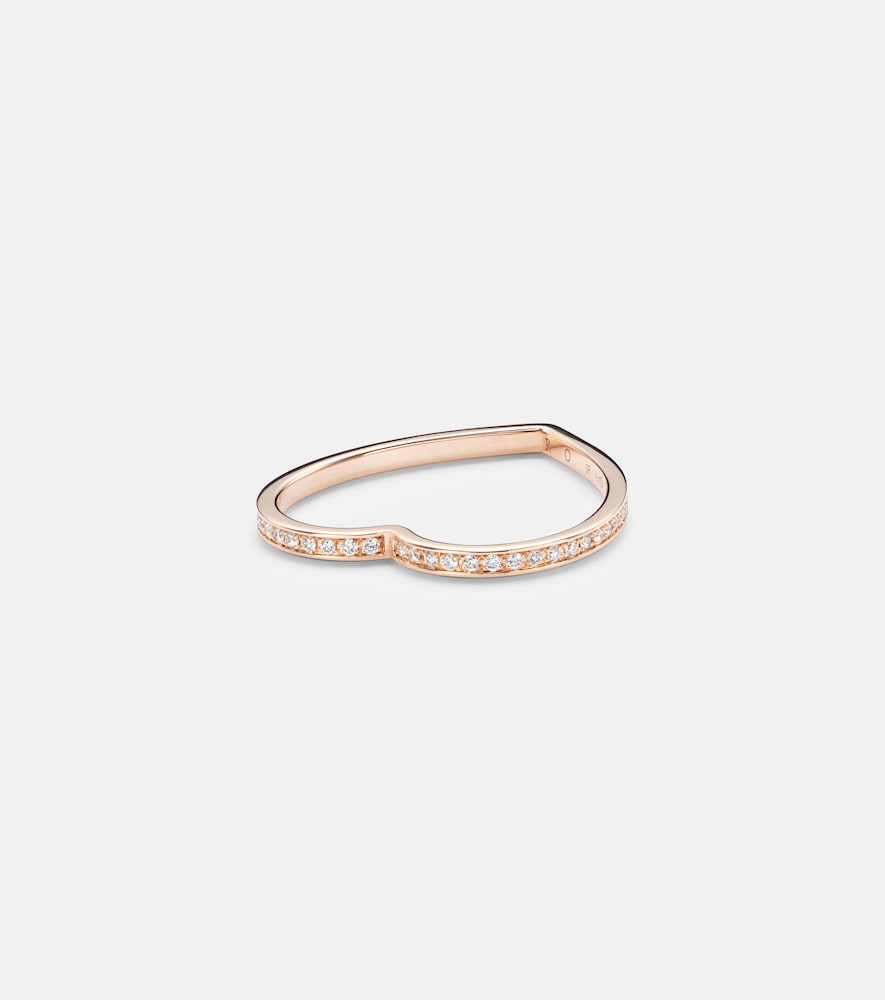 Repossi Antifer 18kt rose gold ring with diamonds