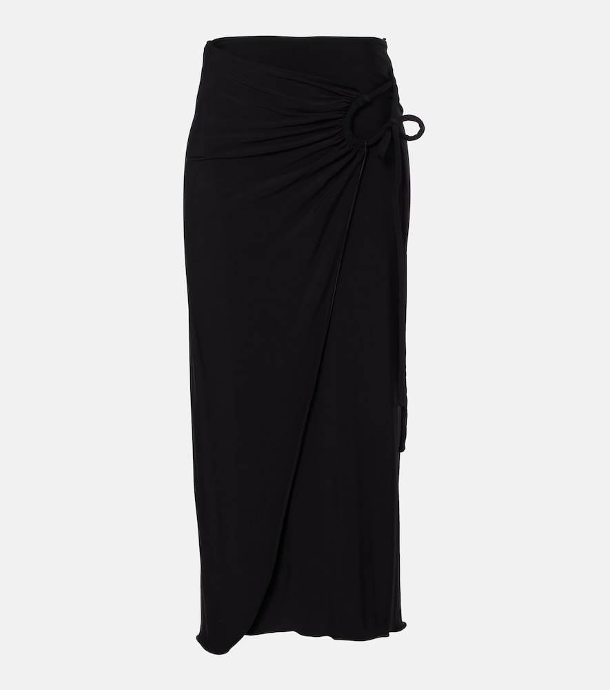 Max Mara Jersey wrap skirt