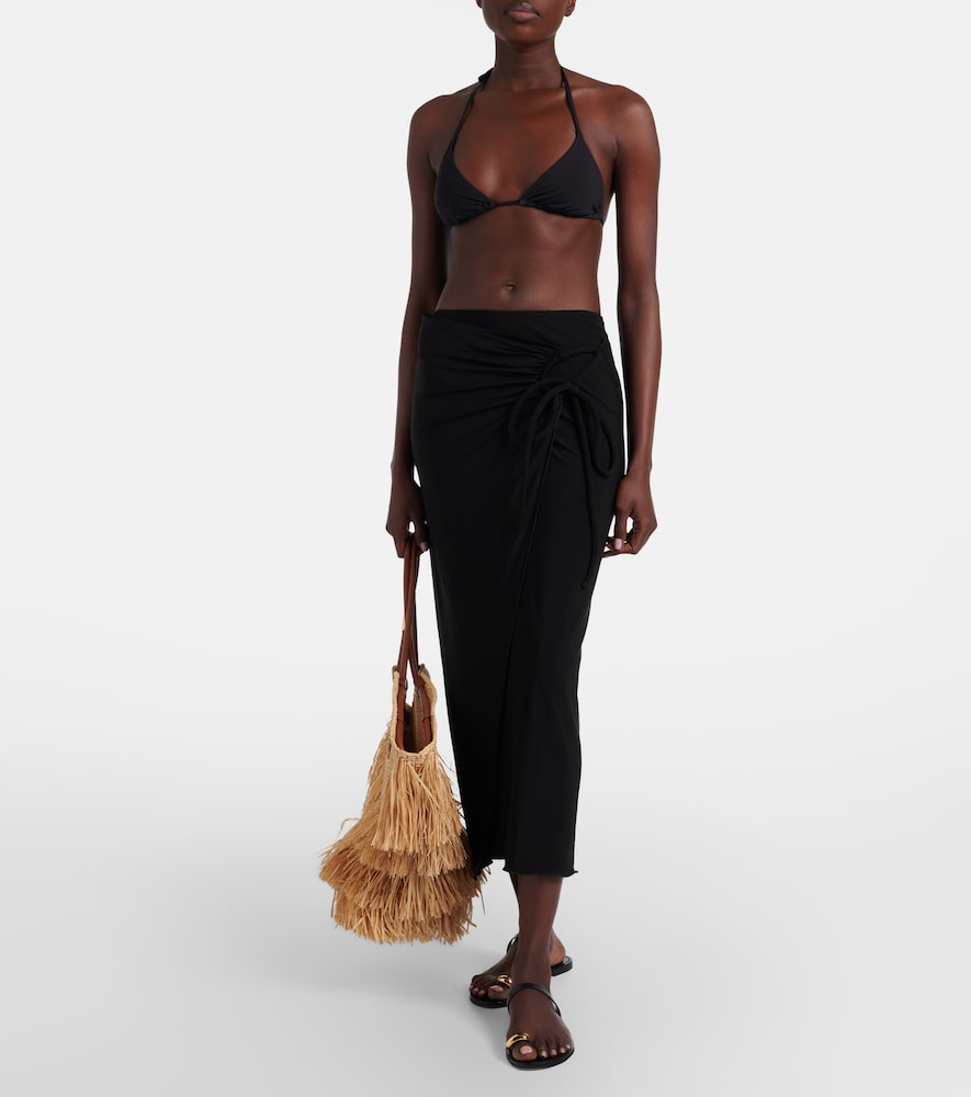 Max Mara Jersey wrap skirt