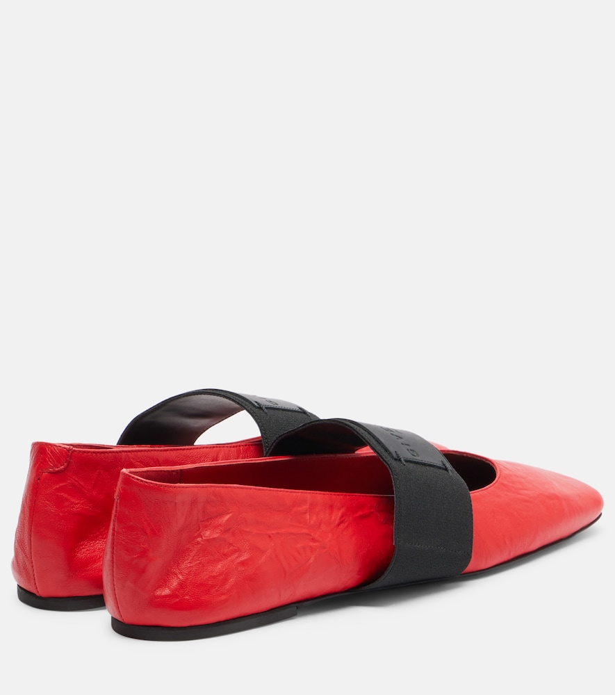 Sliced Square Ballet Flats