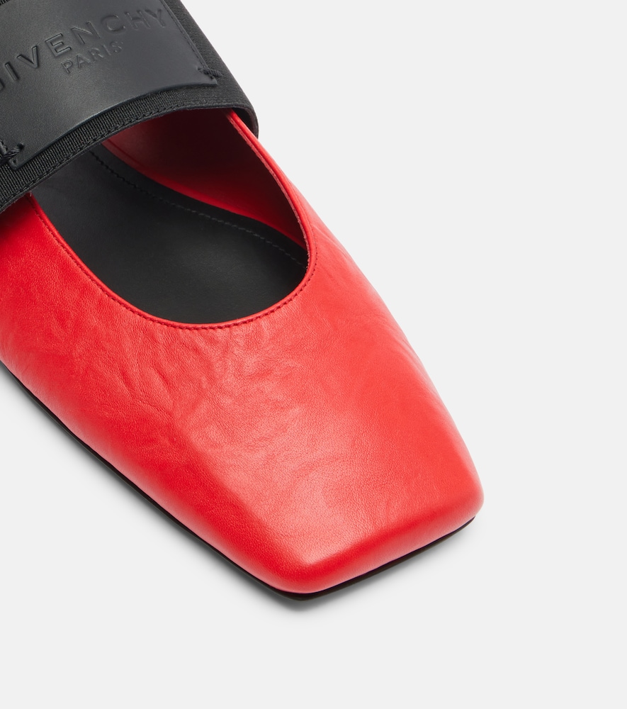  Givenchy Givenchy Ballerinas Sliced Square Aus Leder 
