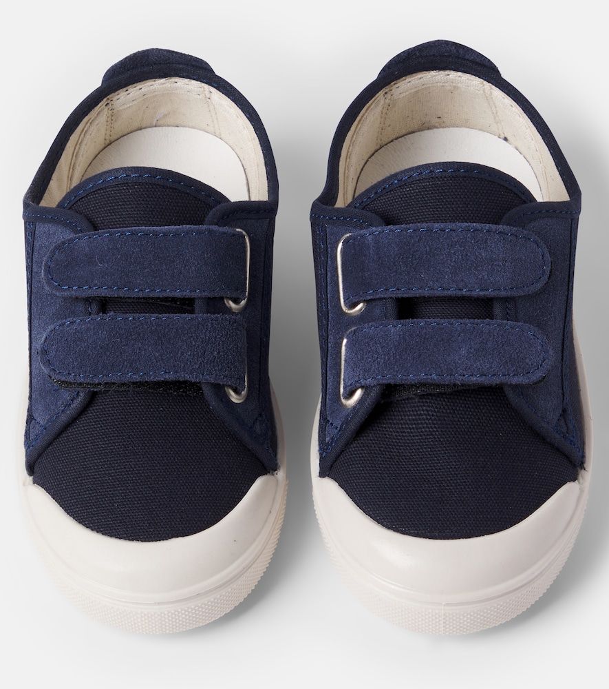  Il Gufo Il Gufo Sneakers Aus Canvas Mit Veloursleder 