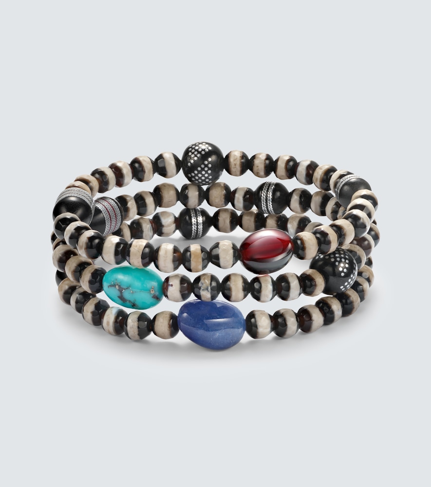 Ileana Makri Set of 3 beaded bracelets