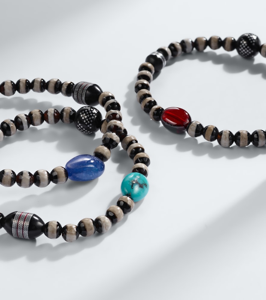  Ileana Makri Ileana Makri Set Of 3 Beaded Bracelets 