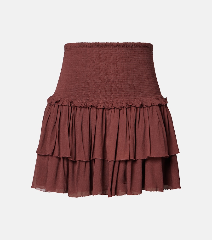 Farrah Tiered Miniskirt