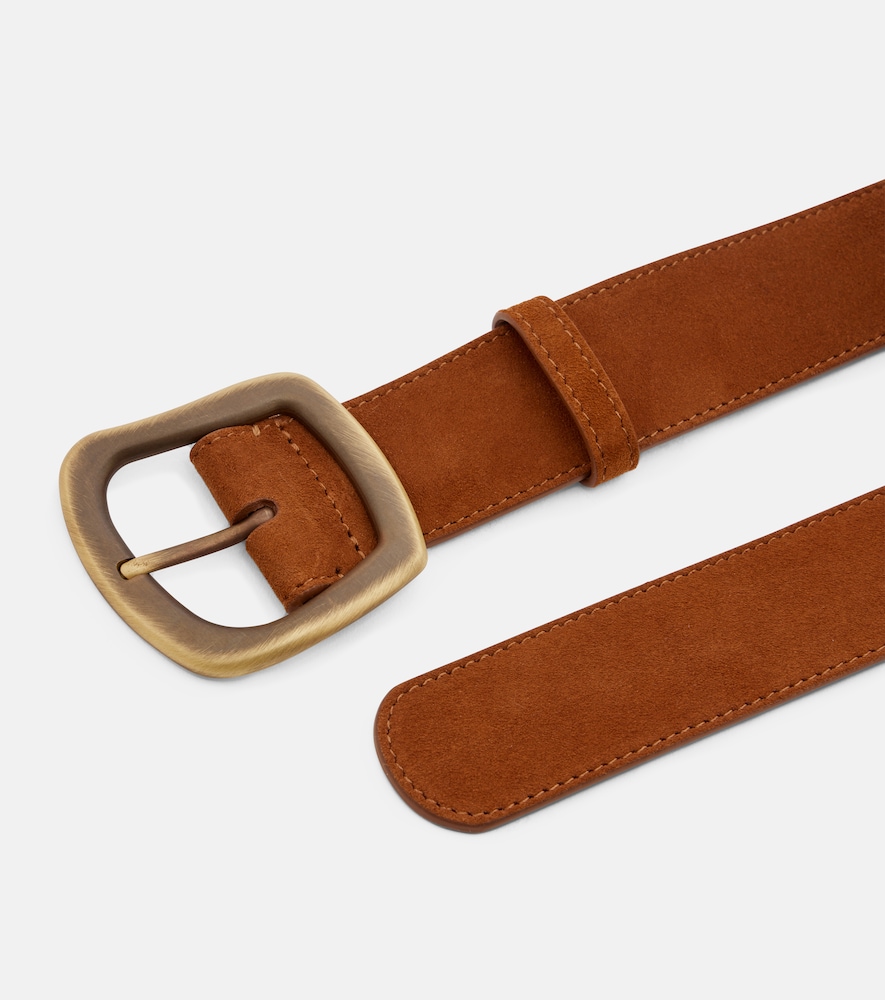  Gabriela Hearst Gabriela Hearst Gürtel Simone Medium Aus Veloursleder 