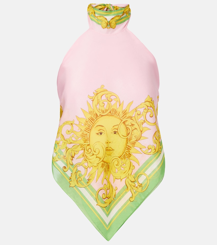Cotton And Silk Voile Top