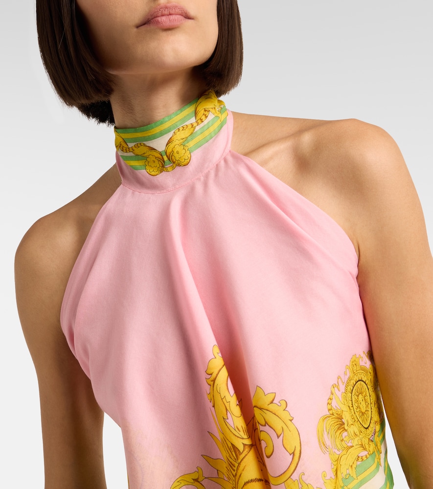 Cotton And Silk Voile Top