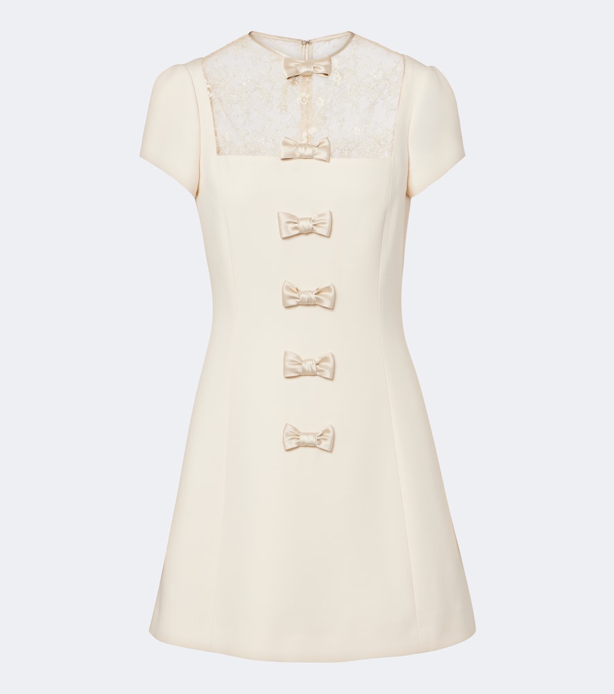 Valentino Robe en Crpe Couture en laine et soie dentelle 3400 €