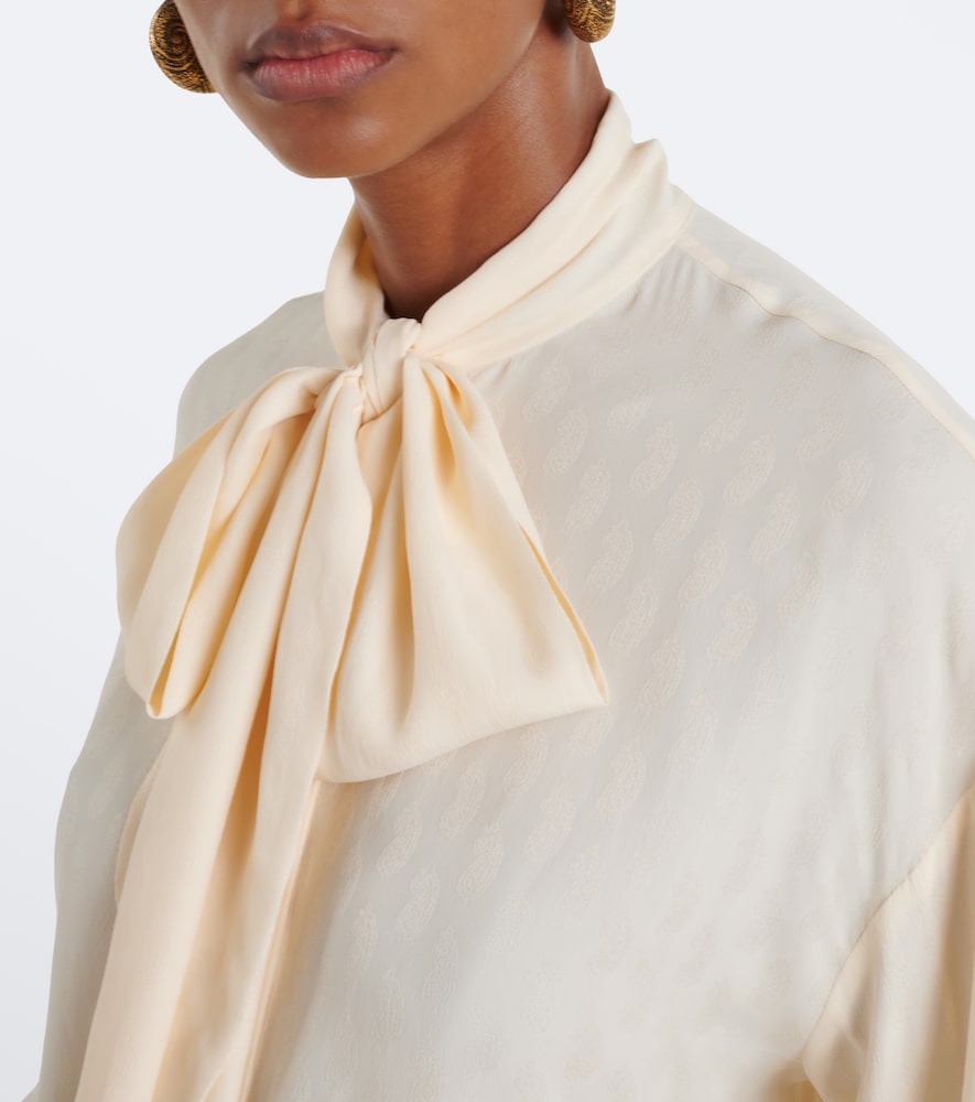 Jacquard Georgette Blouse