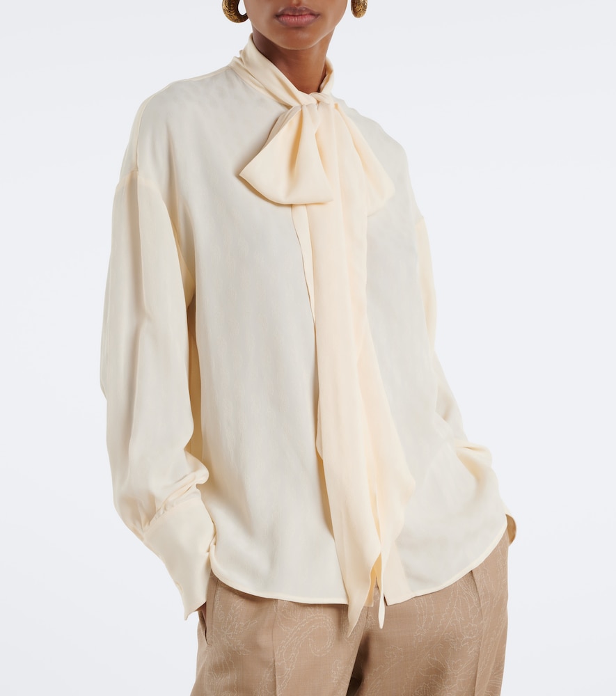 Jacquard Georgette Blouse