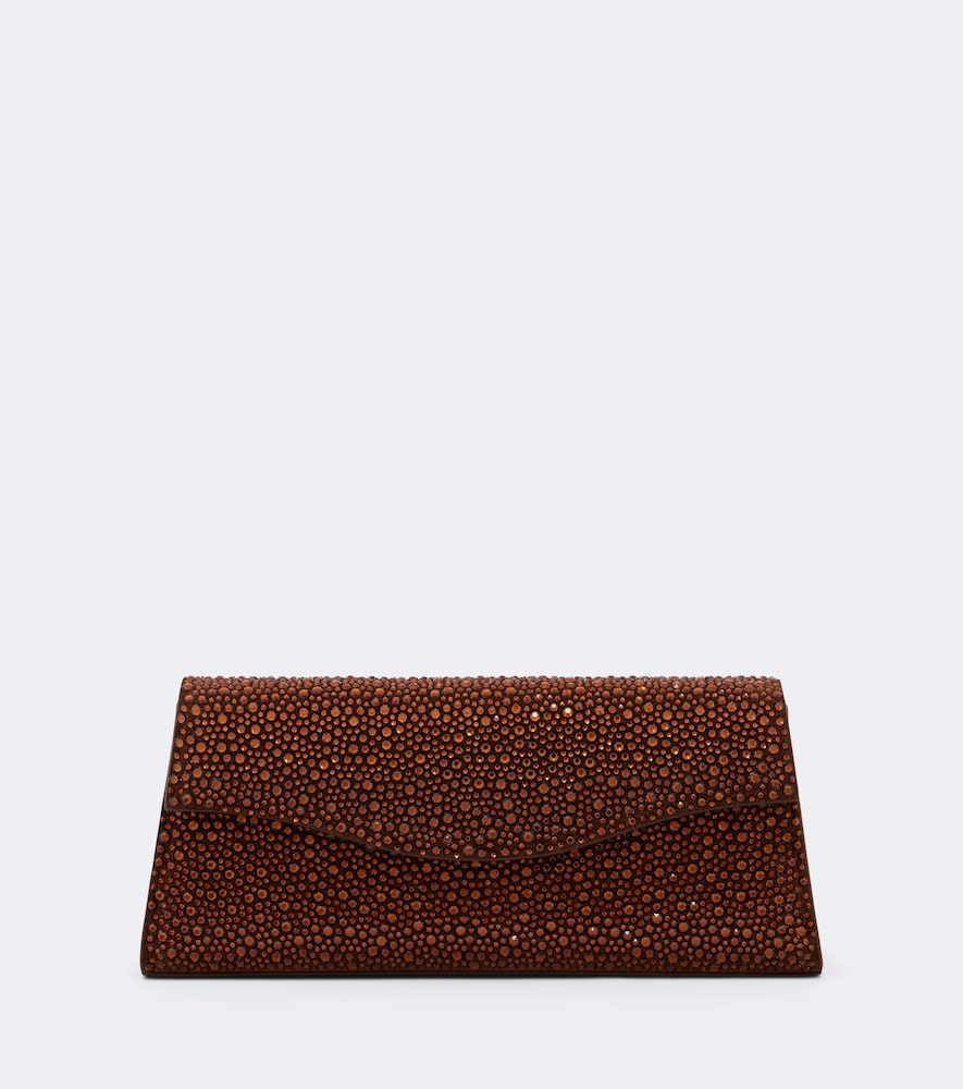 Clutch mit Kristallen