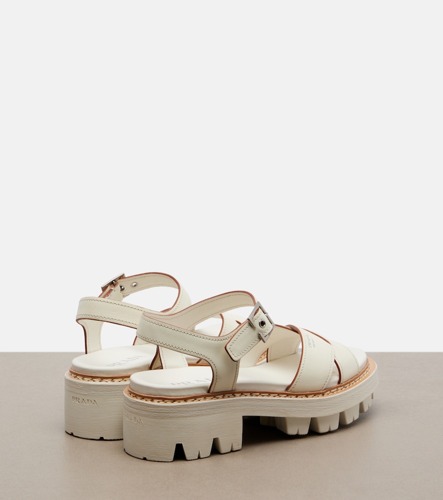  Prada Prada Sandalen Aus Leder 