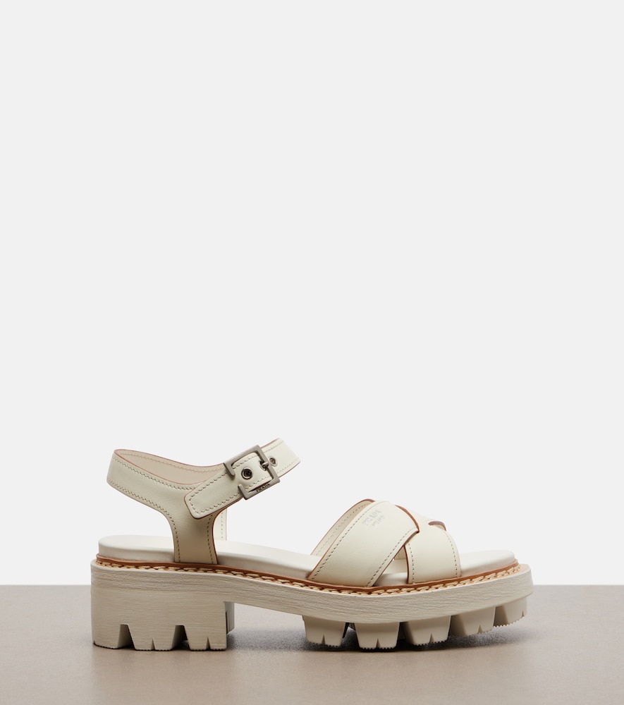  Prada Prada Sandalen Aus Leder 