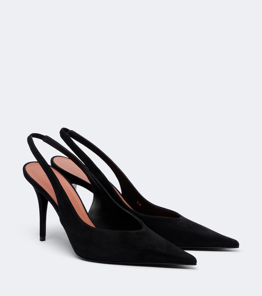Slingback-Pumps Anok aus Veloursleder