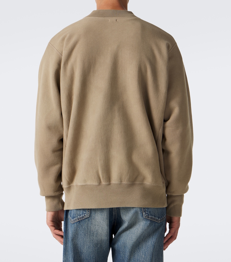Cotton Zip-Up Sweater