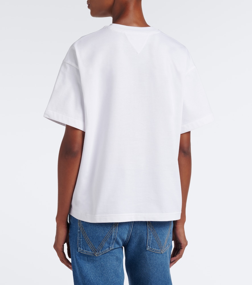 Intrecciato Cotton Jersey T-Shirt