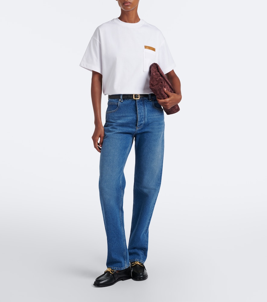 Intrecciato Cotton Jersey T-Shirt