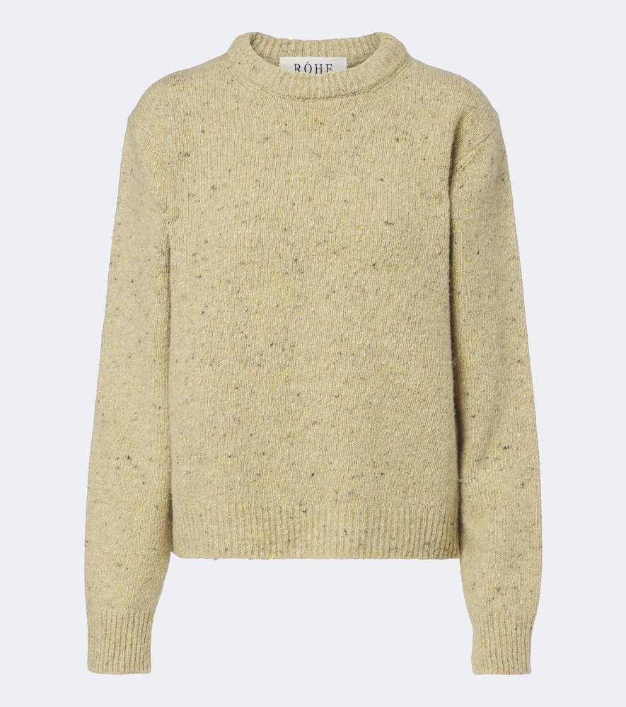 Róhe Pullover aus einem Wollgemisch