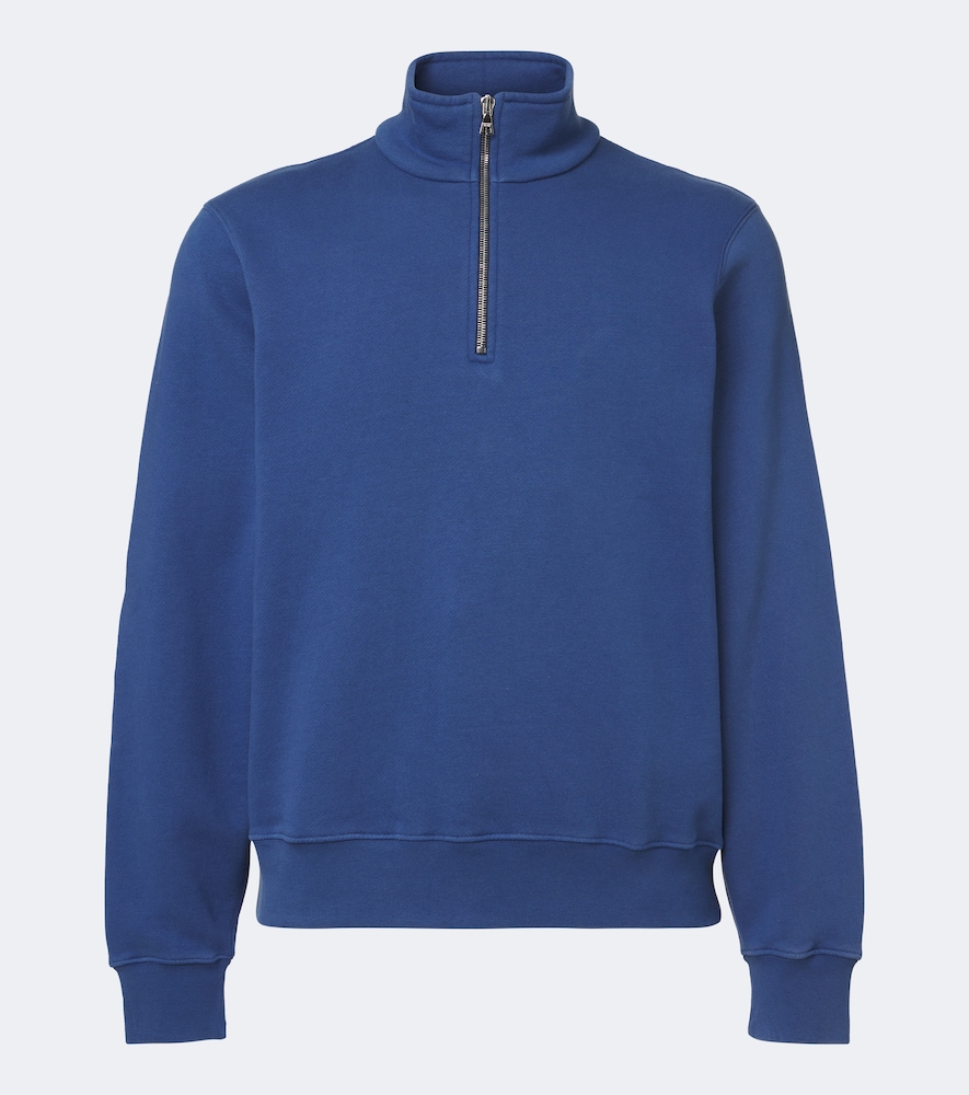 Wyatt Cotton Jersey Half-Zip Sweatshirt