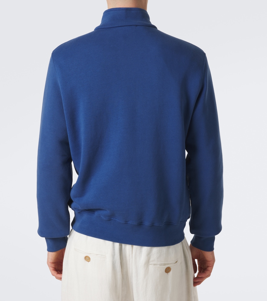 Wyatt Cotton Jersey Half-Zip Sweatshirt