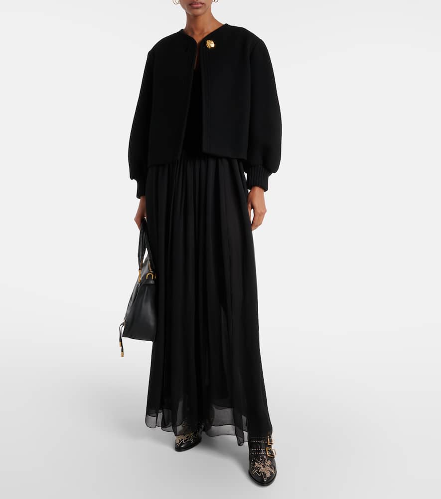 Chloé Chloe Women Embellished Nappa Leather Susanna Ankle Boots In Black