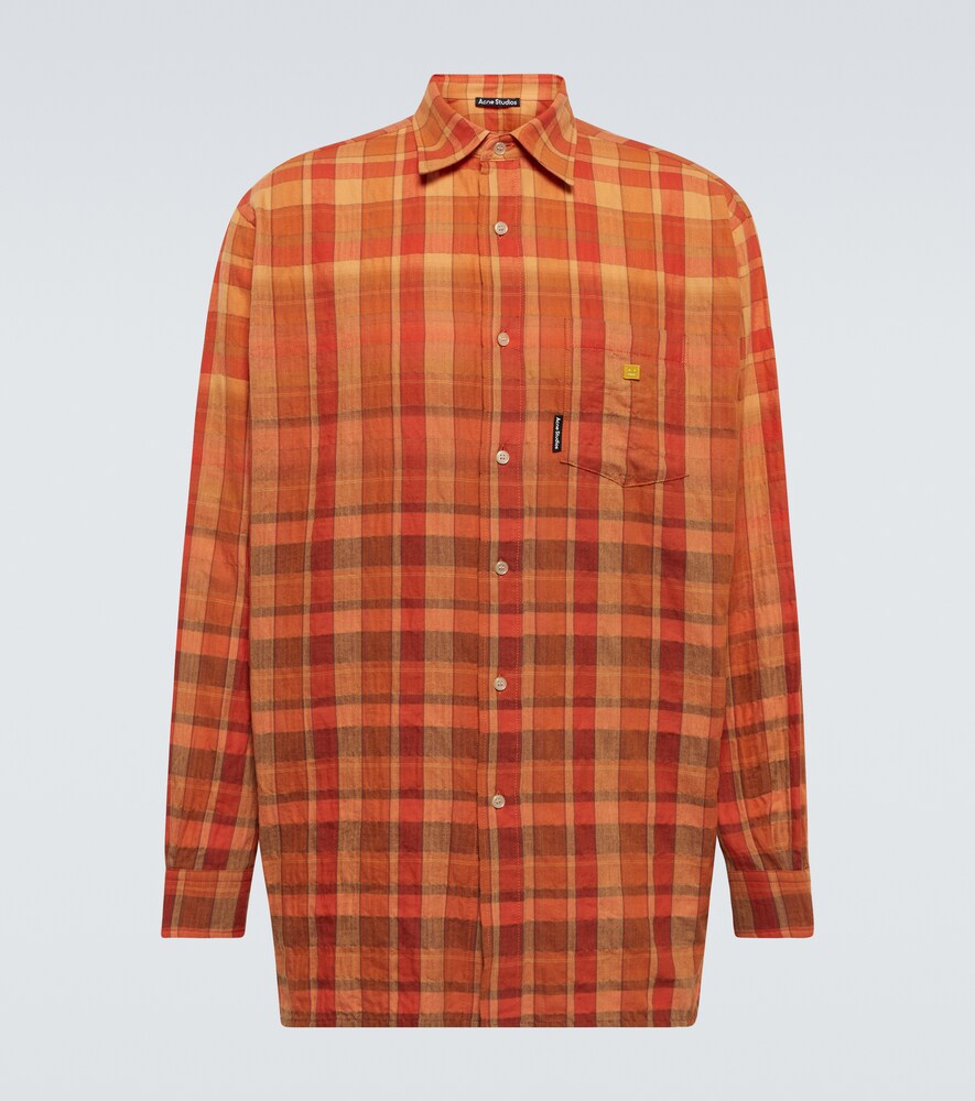 Acne Studios Oversized Checked Cotton 
