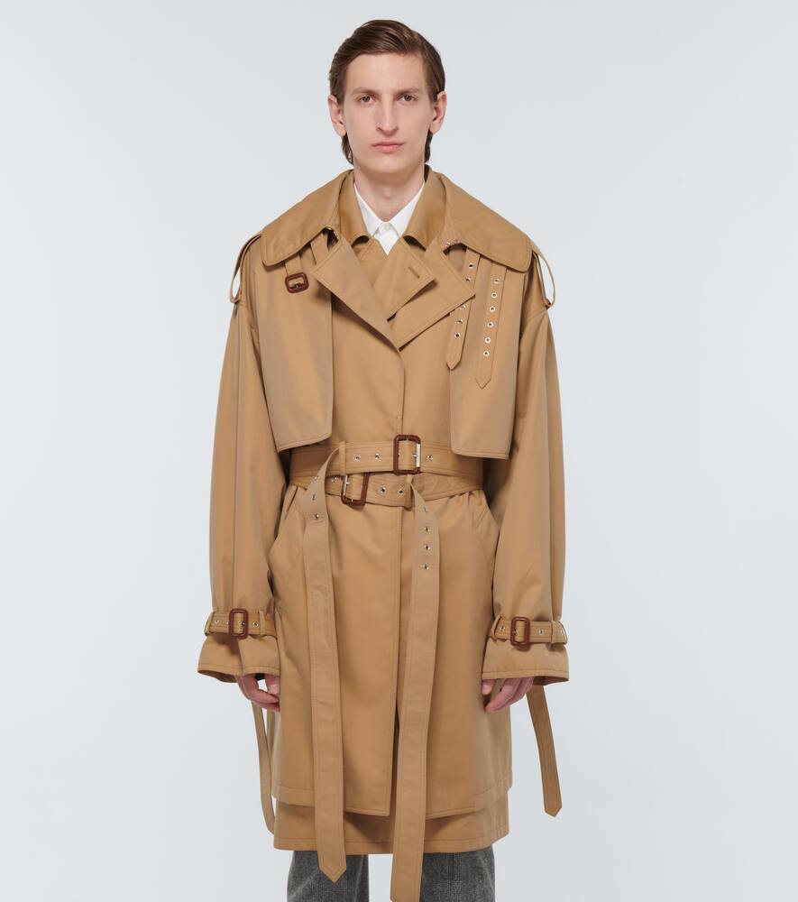 Alexander McQueen Cotton gabardine trench coat Smart Closet
