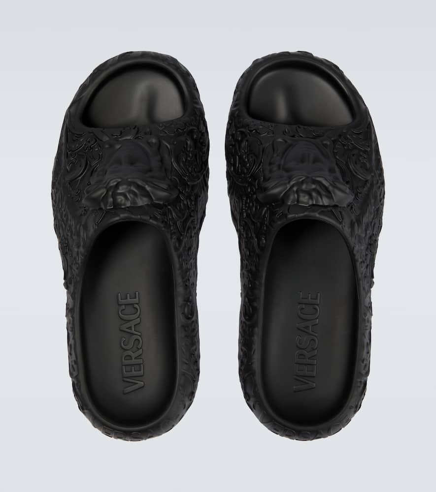 Versace Medusa Dimension rubber slides Smart Closet