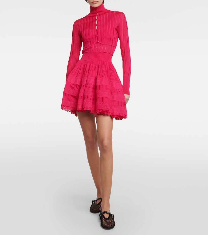  Alaia Alaïa Cropped-cardigan Crinoline 
