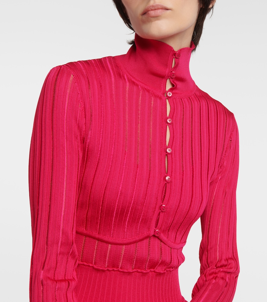  Alaia Alaïa Cropped-cardigan Crinoline 